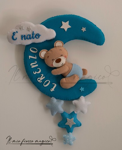 Fiocco nascita coccarda - , bimbo