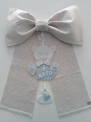 Fiocco nascita bimbo - nascita, a