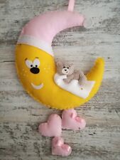 fiocco nascita pannolenci rosa