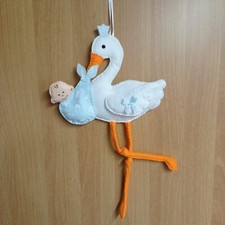 FIOCCO NASCITA CICOGNA CON