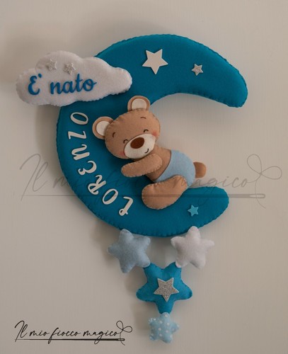 Fiocco nascita coccarda - , bimbo