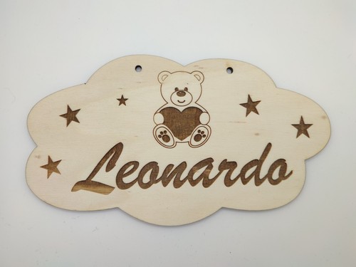 Nuvola legno personalizzato - nuvola,