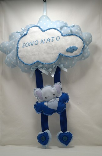Fiocco nascita personalizzato - fiocco,